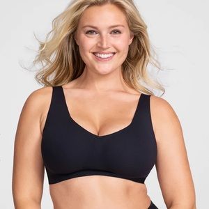 Honylove Black V Neck Smooth Support Bra Size 1X ordered wrong size.